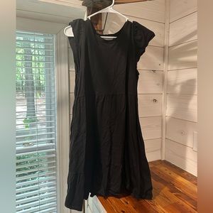 Black flowy dress